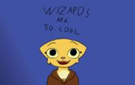Katia's_wizard_robe amulet_of_silence animation character:Katia_Managan eyepatch happy knock_off meme painted_underwear sad text