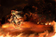 Oblivion artist:TJK character:Katia_Managan fire