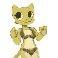 adorable artist:gatograph character:Katia_Managan painted_underwear very_casually_underdressed