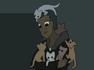 artist:Pyrios character:Dmitri_Argoth friendship hugs kittens