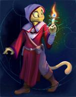 artist:invertigo character:Katia_Managan featured_masterpiece magic_fire robes witch-hunter_control_panel