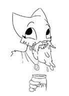 amulet_of_silence artist:Pseudonymous character:Katia_Managan food sketch wizard_beard