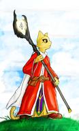 cape character:Katia_Managan robes staff