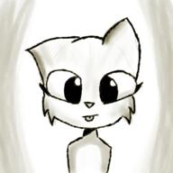 Khajiit adorable artist:rollanan character:Katia_Managan monochrome portrait sketch tongue very_casually_underdressed