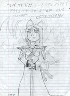 Blade Daedric_text artist:Norexico character:Katia_Managan looking_badass