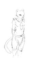 Kvatch_arena_armor character:Katia_Managan monochrome sketch