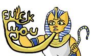 Egyptian artist:Mediocre_Scrublord character:Katia_Managan rude text