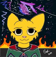 Cloak_of_Gray_Tomorrow adorable artist:vsauce4 character:Katia_Managan fire magic_fire magicka portrait