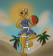 artist:lapma beach character:Katia_Managan dress magnus modern_clothing