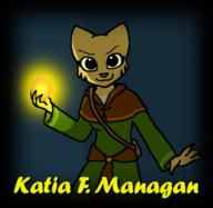 artist:KillerfishSG character:Katia_Managan fire fireball looking_badass magic_fire