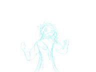 character:Larndwerian monochrome plain_background sketch