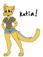 Khajiit character:Katia_Managan modern_clothing text