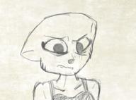 animation artist:Raydio casually_underdressed sad sketch tears