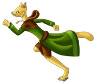Athletics Katia's_wizard_robe amulet_of_silence artist:Sewer_Rat canine_features character:Katia_Managan digitigrade