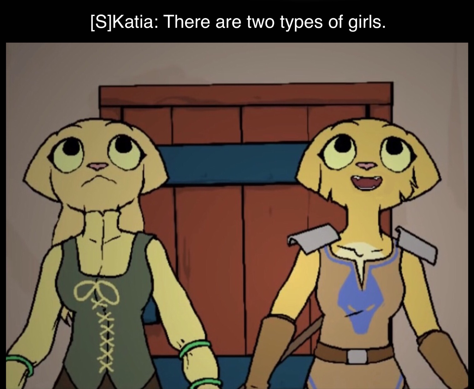 Image 5063: character:Katia_Managan character:Rajirra knock_off meme text
