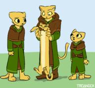 Colored Katia's_wizard_robe Khajiit amulet_of_silence artist:TroanDox cat character:Katia_Managan character:Little_Katia
