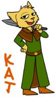 Katia's_wizard_robe artist:protofun artist:wolfscar2810 character:Katia_Managan machete missing_tail redraw text