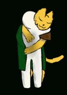 Katia's_wizard_robe Khajiit animation artist:Karizma beautiful character:Katia_Managan character:anon digitigrade hugs waggy_tail